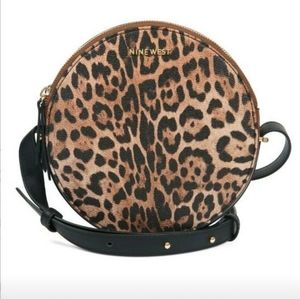 Nine West Leopard Print Crossbody Purse
